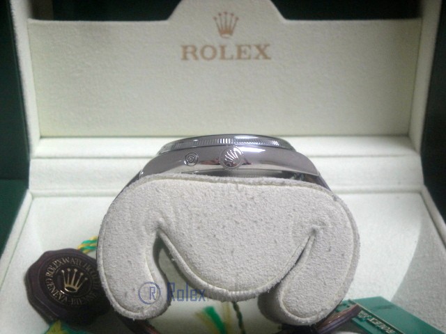 rolex replica cellini moonphase white dial orologio replica cinturino pelle - immagine 11