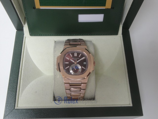 patek philippe replica nautilus rose gold moon phase 5712 orologio imitazione