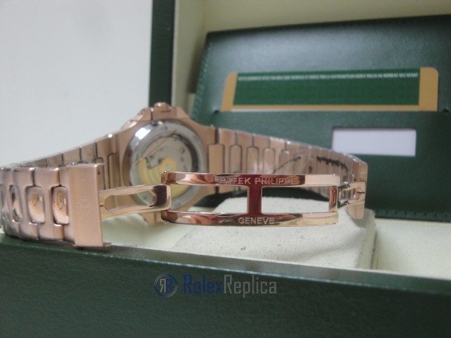 patek philippe replica nautilus rose gold moon phase 5712 orologio imitazione - immagine 9