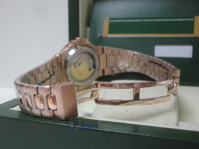 patek philippe replica nautilus rose gold moon phase 5712 orologio imitazione - immagine 10