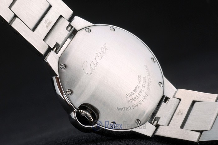 Cartier replica ballon bleu acciaio brown dial orologio imitazione perfetta - immagine 9