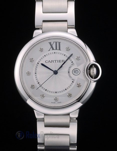 Cartier replica ballon bleu acciaio lady argentèè orologio imitazione perfetta