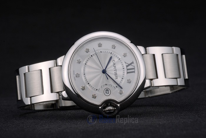 Cartier replica ballon bleu acciaio lady argentèè orologio imitazione perfetta - immagine 5