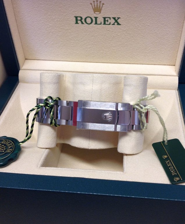 rolex replica datejust oyster black dial orologio imitazione - immagine 5
