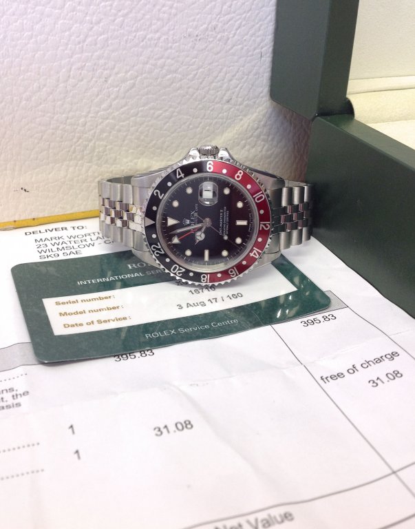 Rolex replica GMT Master II 16710 Coke Bezel From 1991 orologio replica - immagine 4