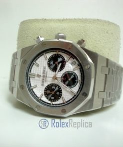 audemars piguet replica chrono royal oak leo messi acciaio white dial panda imitazione copia