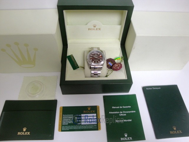 rolex replica daydate ll acciaio cherry dial oyster orologio replica copia imitazione