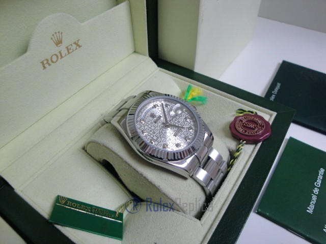 rolex replica daydate ll acciaio centenario dial oyster orologio replica copia imitazione - immagine 4