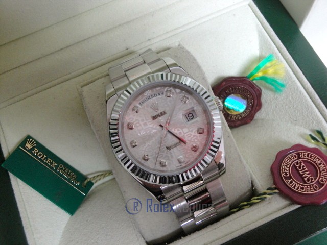 rolex replica daydate ll acciaio centenario dial oyster orologio replica copia imitazione - immagine 5