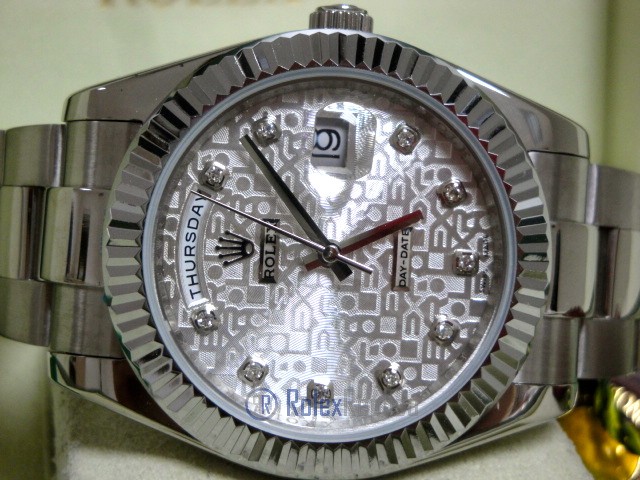 rolex replica daydate ll acciaio centenario dial oyster orologio replica copia imitazione - immagine 14