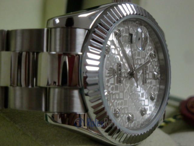 rolex replica daydate ll acciaio centenario dial oyster orologio replica copia imitazione - immagine 15