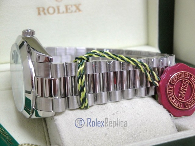 rolex replica daydate ll acciaio sky dial strip president orologio replica copia imitazione - immagine 11