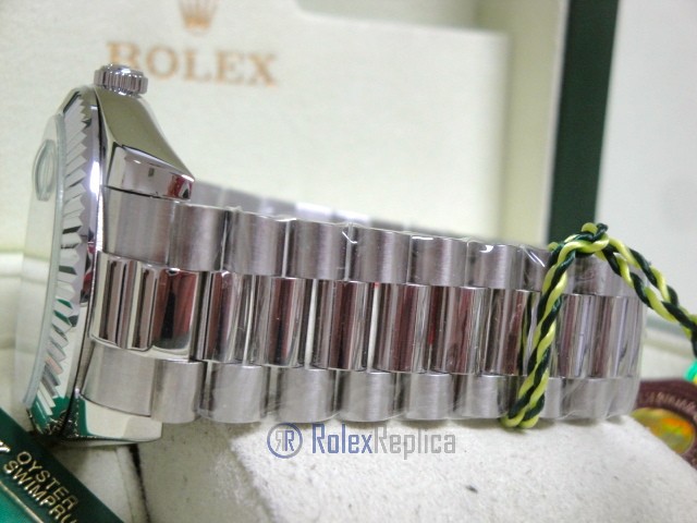 rolex replica daydate ll acciaio blue dial president orologio replica copia imitazione - immagine 9