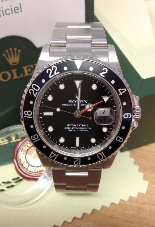 Rolex replica GMT Master II 16710 Black Bezel orologio replica