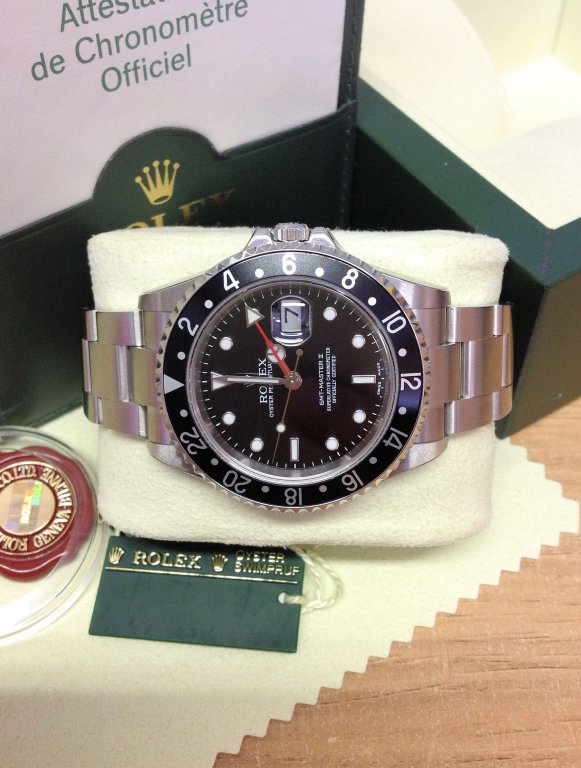 Rolex replica GMT Master II 16710 Black Bezel orologio replica - immagine 5