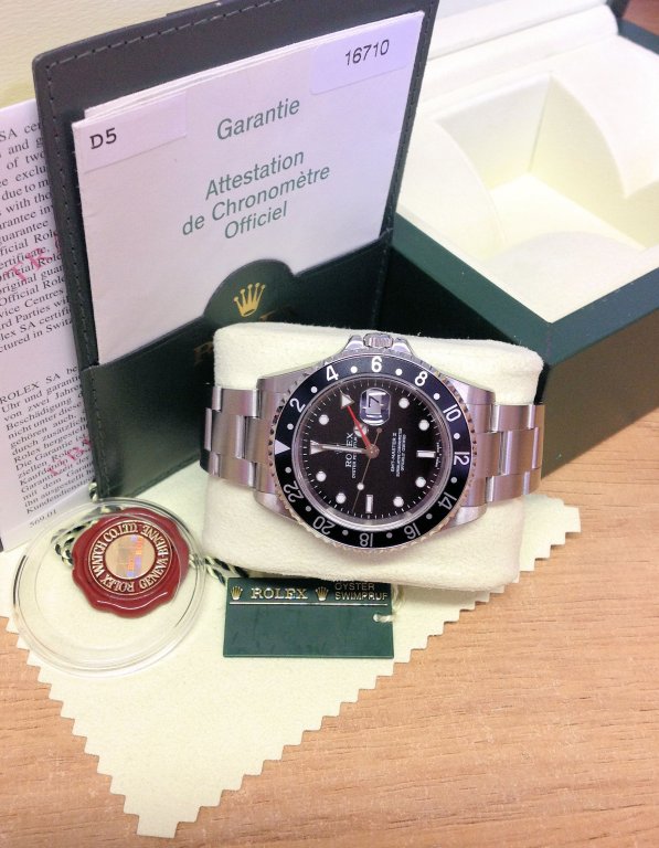 Rolex replica GMT Master II 16710 Black Bezel orologio replica - immagine 6