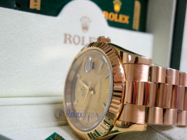 rolex replica daydate ll full oro giallo gold barrette dial president orologio replica copia imitazione - immagine 9