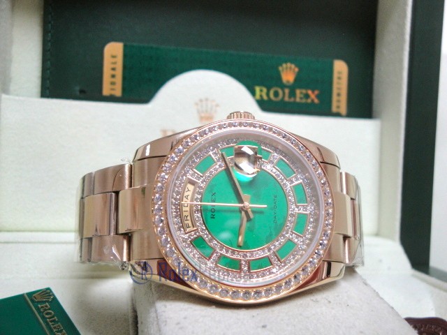rolex replica daydate ll SARU oro giallo oyster hulk diamond orologio replica copia imitazione