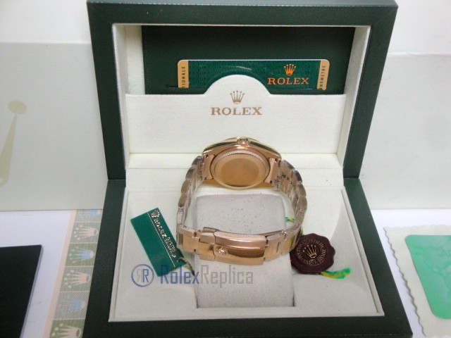 rolex replica daydate ll SARU oro giallo oyster hulk diamond orologio replica copia imitazione - immagine 12