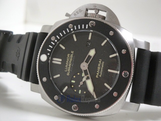 Panerai replica luminor submersible 1950 amagnetic 3days automatic titanio 47mm PAM01389 imitazione - immagine 15