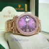 rolex replica pearlmaster rose gold red grape diamond bezel orologio imitazione