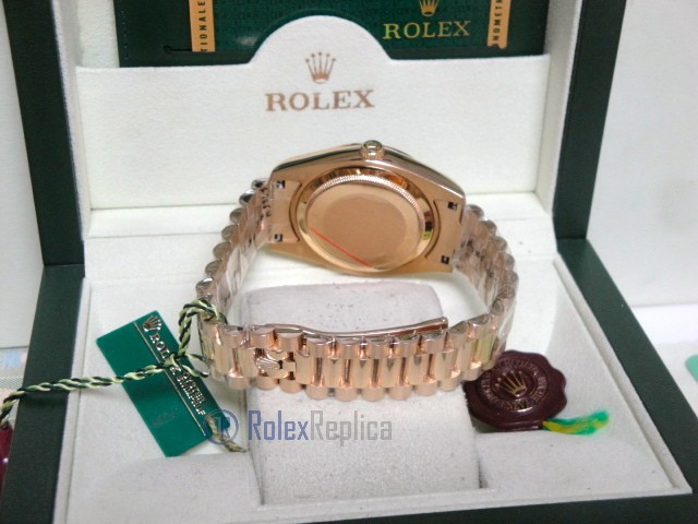 rolex replica daydate ll full oro giallo gold barrette dial president orologio replica copia imitazione - immagine 12