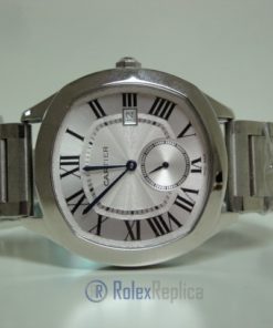 Cartier replica roadster argentèè dial acciaio orologio imitazione perfetta