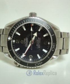 Omega replica seamaster co-axial planet ocean acciaio black dial imitazione copia