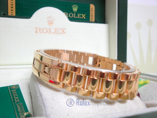 Rolex replica gioielli bracciale II president-style oro giallo - immagine 5