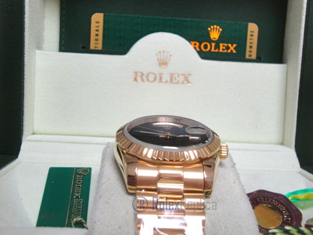 Rolex replica day-date oro giallo black dial individual edition - immagine 6