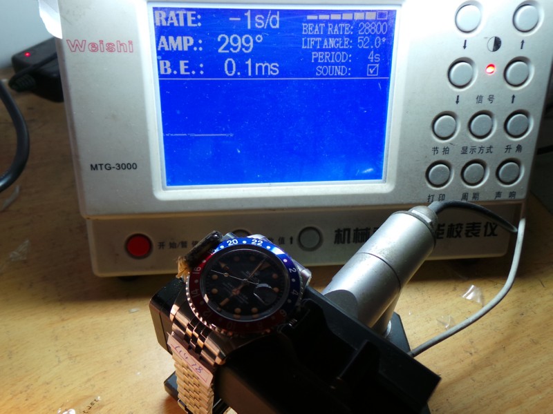 rolex replica GMT MASTER 1675 blue-red bezel jubilèè bracelet replica watch - immagine 26