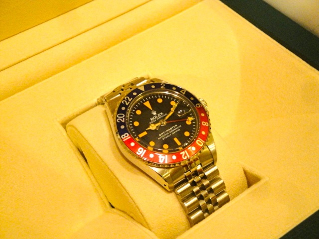 rolex replica GMT MASTER 1675 blue-red bezel jubilèè bracelet replica watch - immagine 11