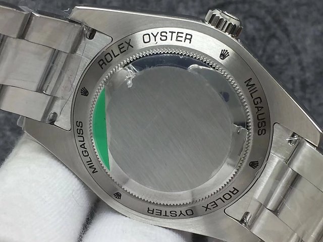 REPLICA ROLEX MILGAUSS 116400GV 904L STEEL CASE WITH SUPER CLONE 3131 MOVEMENT - immagine 14