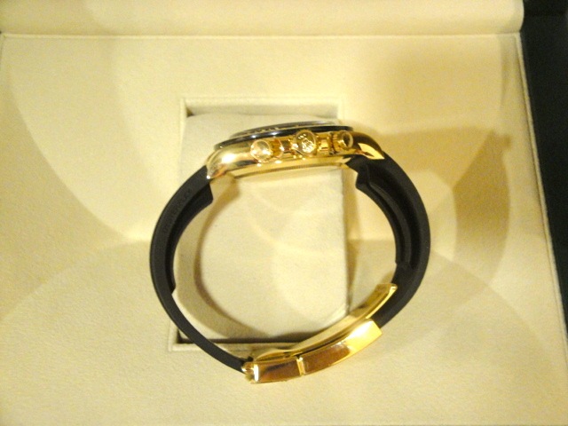 Rolex replica Daytona oysterflex 116518LN Yellow Gold orologio replica - immagine 11