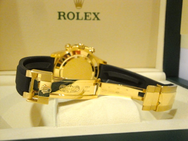 Rolex replica Daytona oysterflex 116518LN Yellow Gold orologio replica - immagine 13