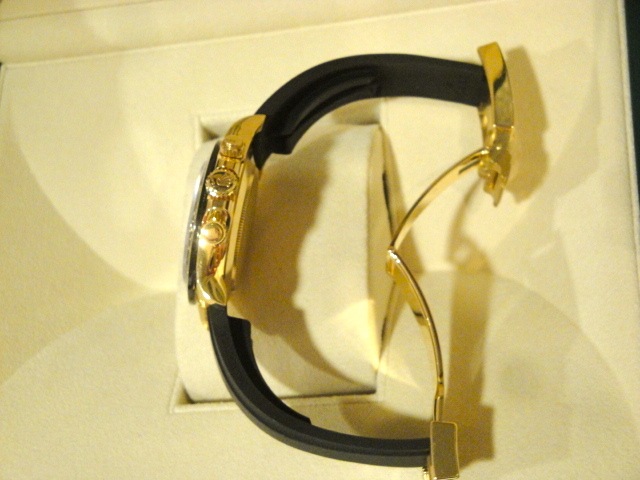 Rolex replica Daytona oysterflex 116518LN Yellow Gold orologio replica - immagine 15