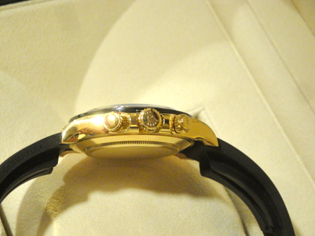 Rolex replica Daytona oysterflex 116518LN Yellow Gold orologio replica - immagine 16