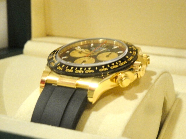 Rolex replica Daytona oysterflex 116518LN Yellow Gold orologio replica - immagine 19