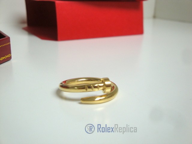 Cartier replica gioiello anello juste un clou yellow gold - immagine 5