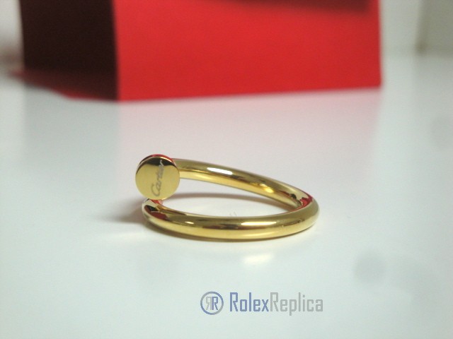 Cartier replica gioiello anello juste un clou yellow gold
