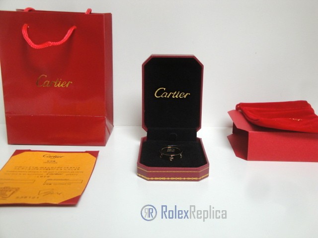 Cartier replica gioiello anello love yellow gold - immagine 3