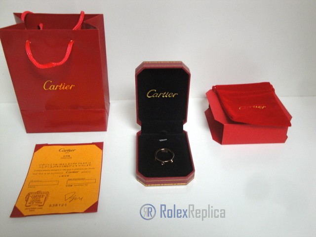 Cartier replica gioiello anello love rose gold - immagine 2