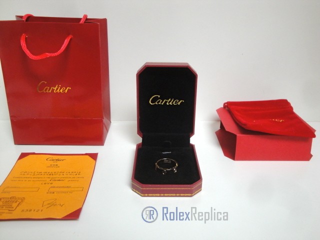 Cartier replica gioiello anello love rose gold - immagine 3