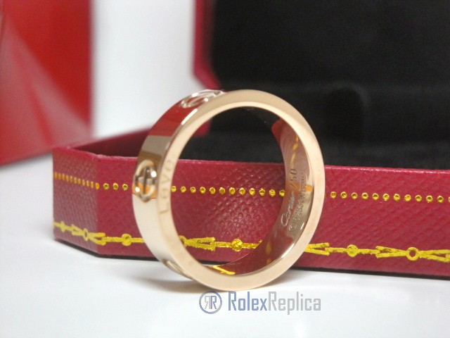 Cartier replica gioiello anello love rose gold - immagine 8