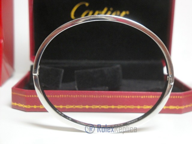 Cartier replica gioiello bracciale love white gold pavè diamond - immagine 10