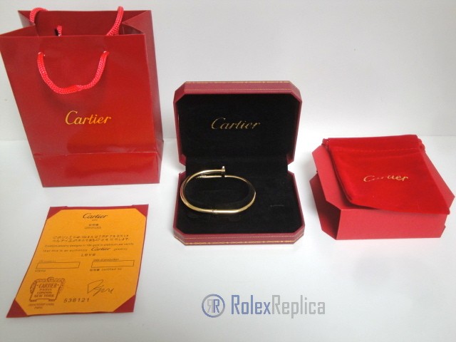 Cartier replica gioiello bracciale juste un clou oro giallo - immagine 2