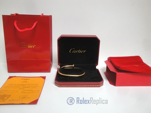 Cartier replica gioiello bracciale juste un clou oro giallo - immagine 3