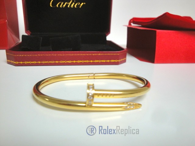 Cartier replica gioiello bracciale juste un clou oro giallo - immagine 7
