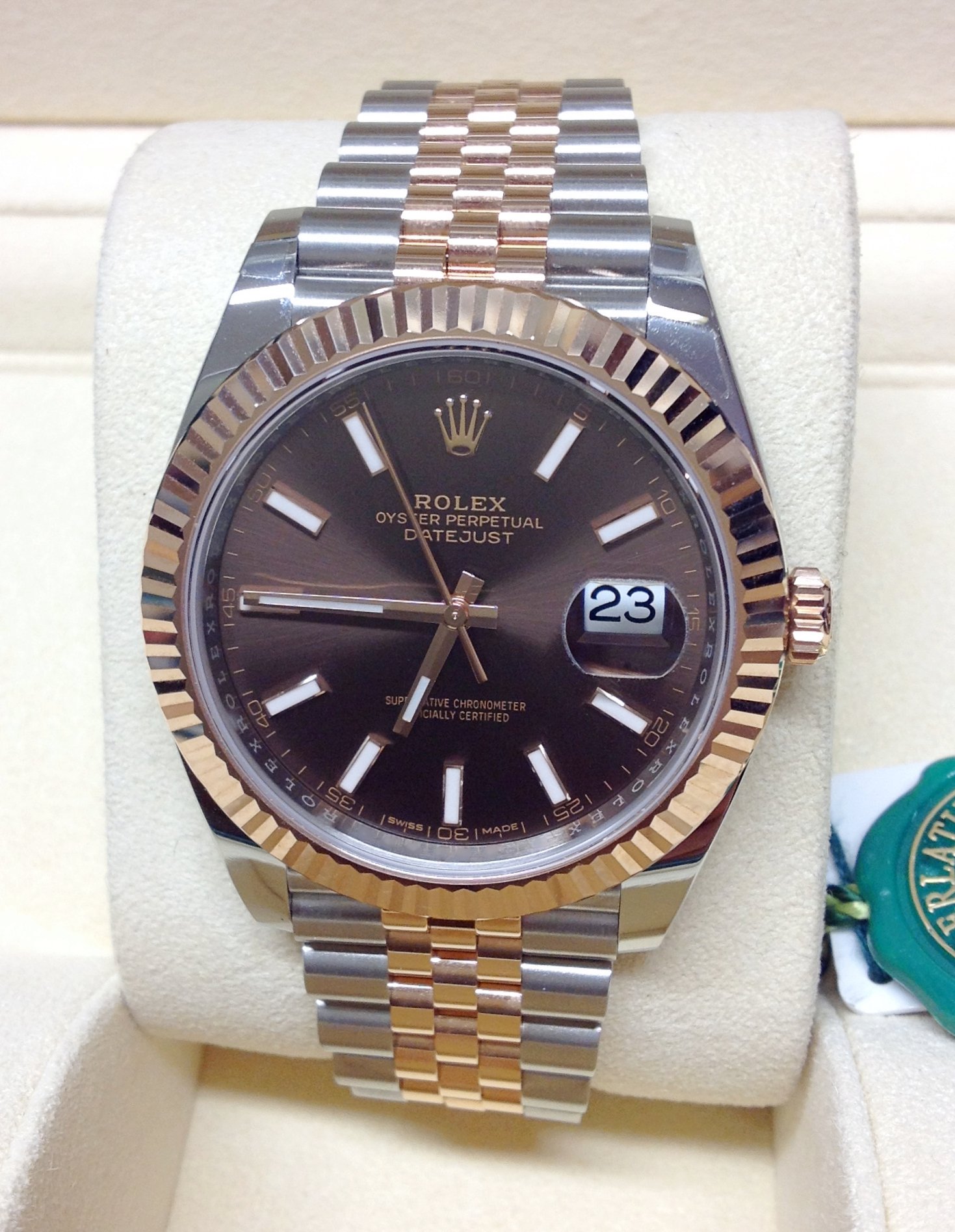 Rolex replica Datejust 41mm 126331 Bi-Colour clone movement - immagine 3