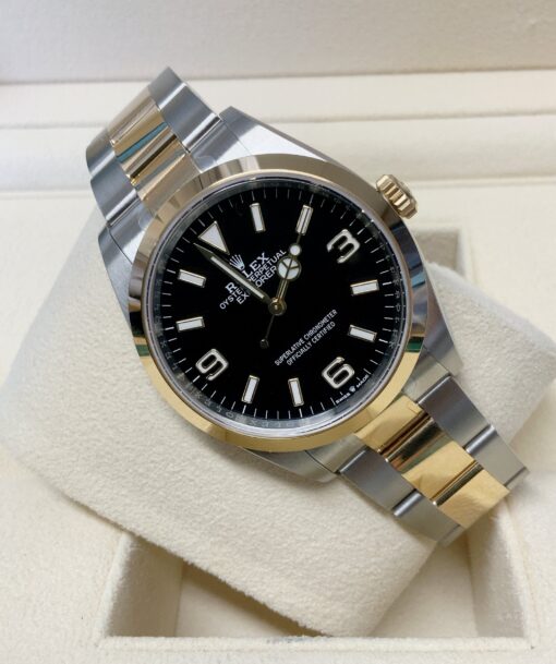 Rolex replica explorer I 36mm 124273 acciaio-oro - immagine 7